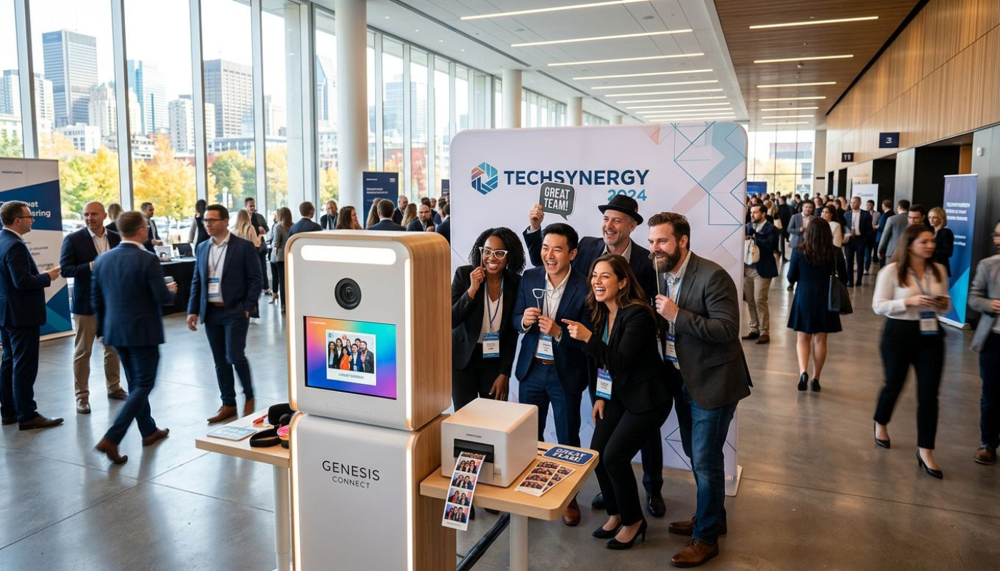 Pourquoi le photobooth change la dynamique des événements d’entreprise à montréal
